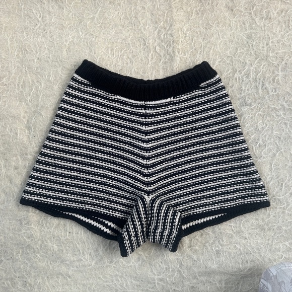 Alanui Striped Knit Shorts – Size Medium - Picture 1 of 5